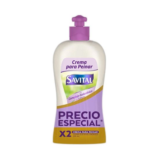 Savital-Crema-Para-Peinar-Hialuronico-2x275ml