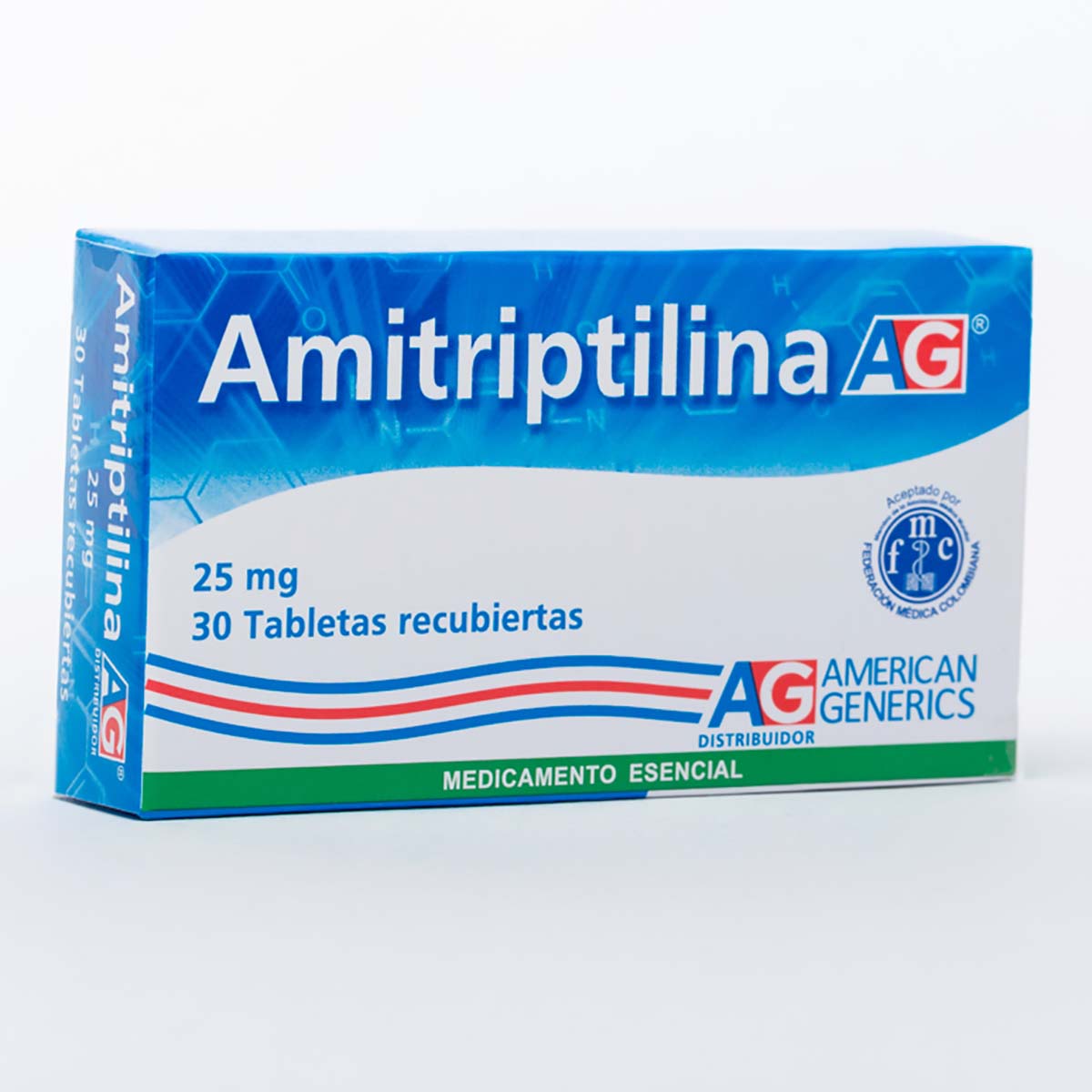 Amitriptilina 25 mg Tableta Recubierta La Francol