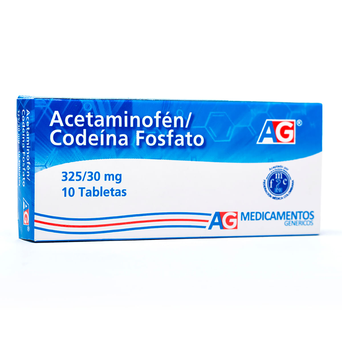 Acetaminofen 325 mg + Codeina Fosfato 30 mg Tableta La Francol