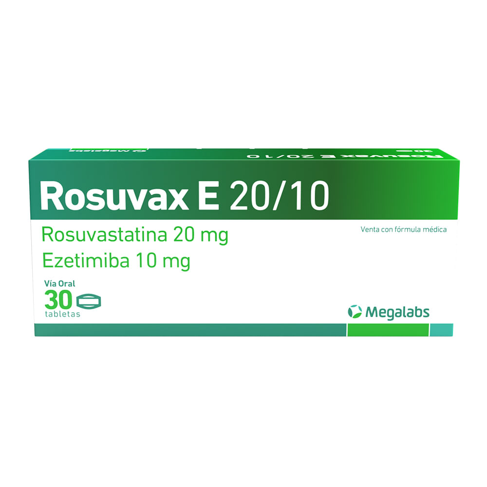 Rosuvax E 10 Mg/20 Mg Tableta Cubierta