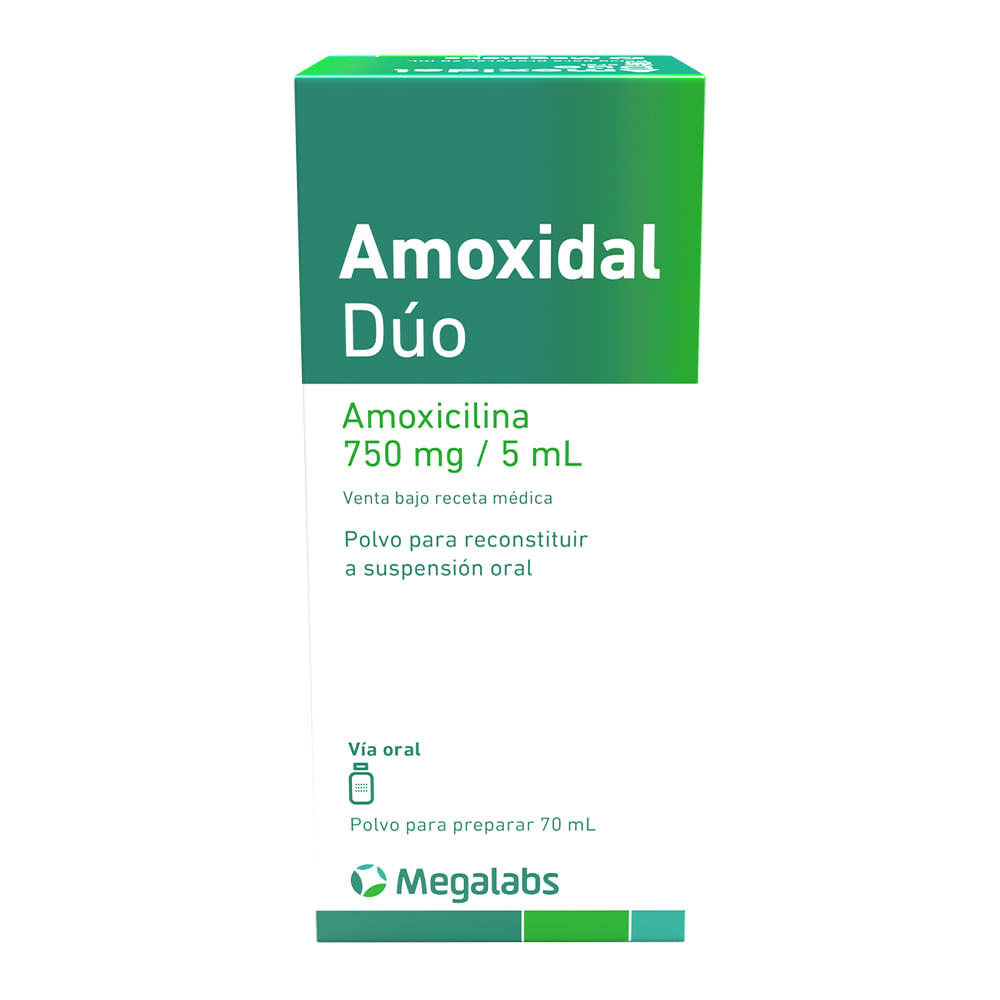 Amoxidal Duo 750 Mg Polvo Para Suspensión Oral