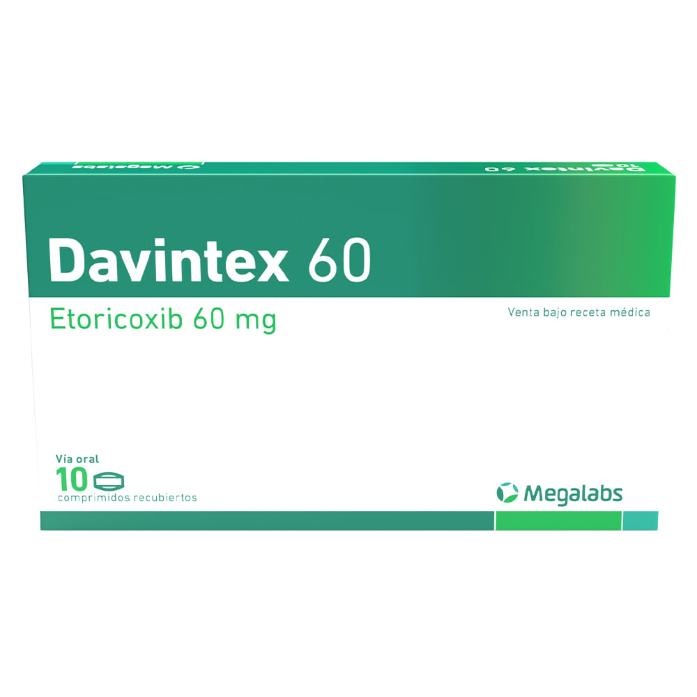 Davintex 60mg Tableta Recubierta
