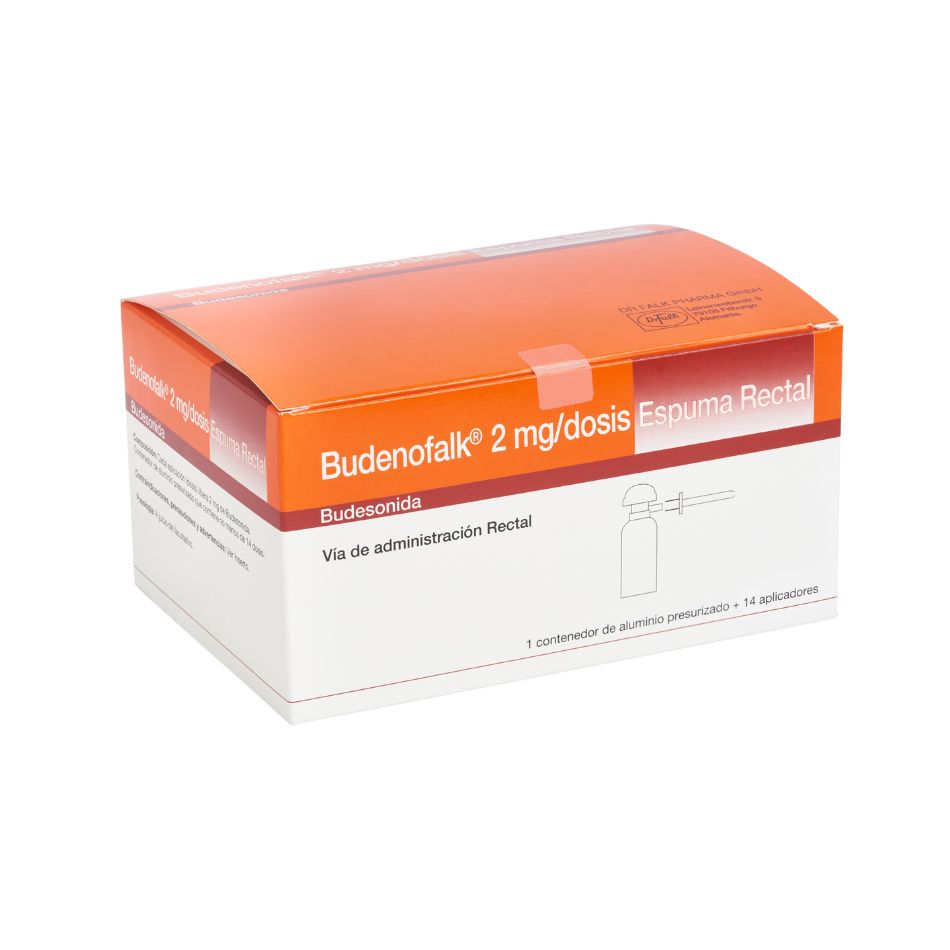 Budenofalk 2 Mg Rectal Espuma Con Aplicadores