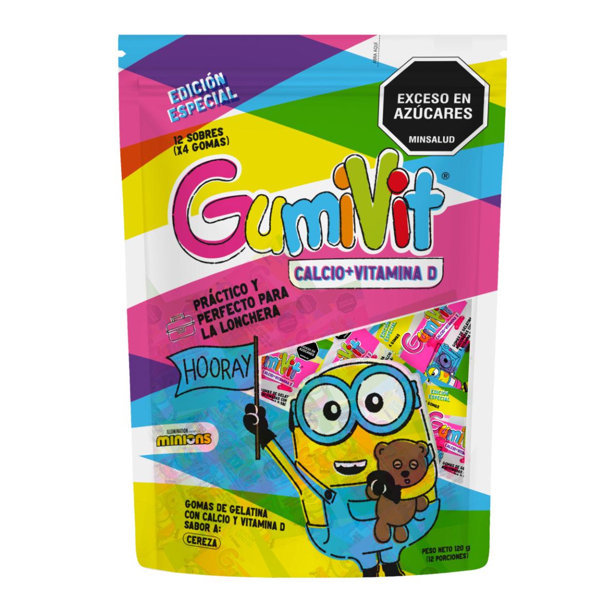 Gumivit Calcio + Vitamina D Minions Gomas