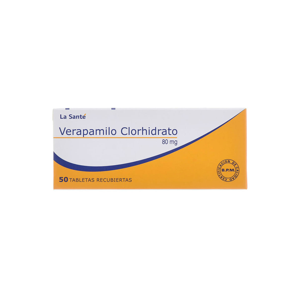 CAJA - Verapamilo 80 Mg Tableta Recubierta La Sante