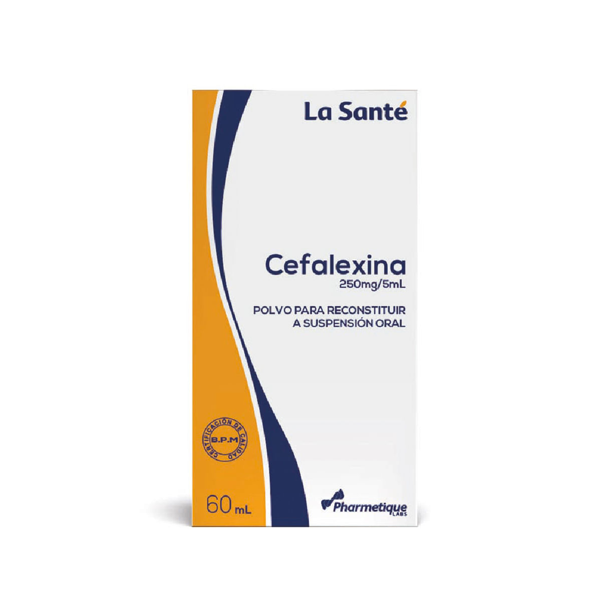 Cefalexina 250 Mg/5 Ml Polvo Para Suspensión La Sante