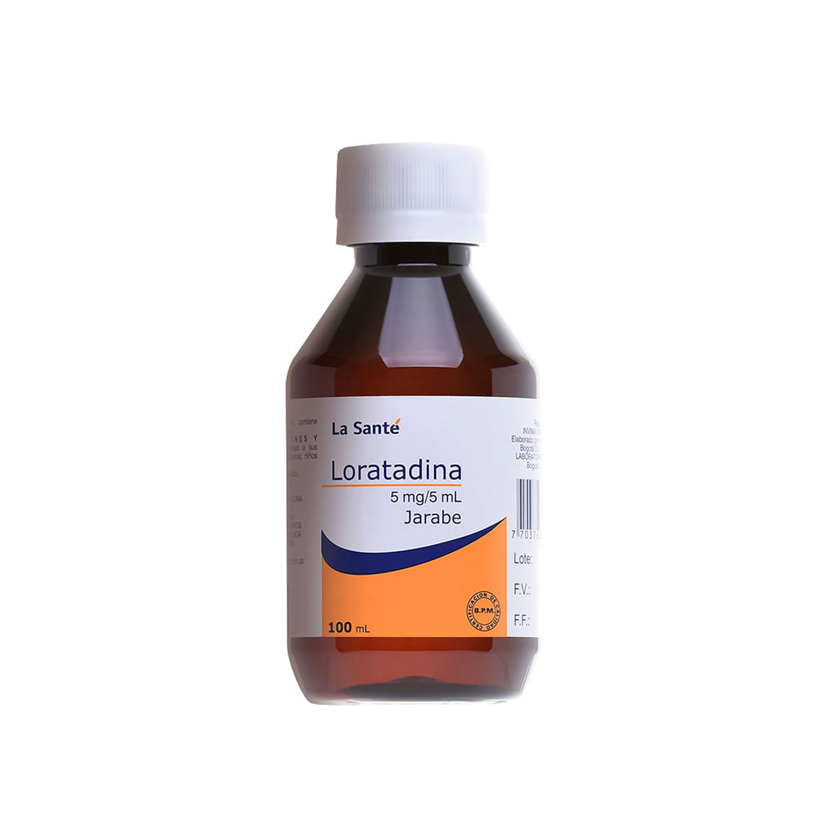 Loratadina 5mg/5ml Jarabe La Santé