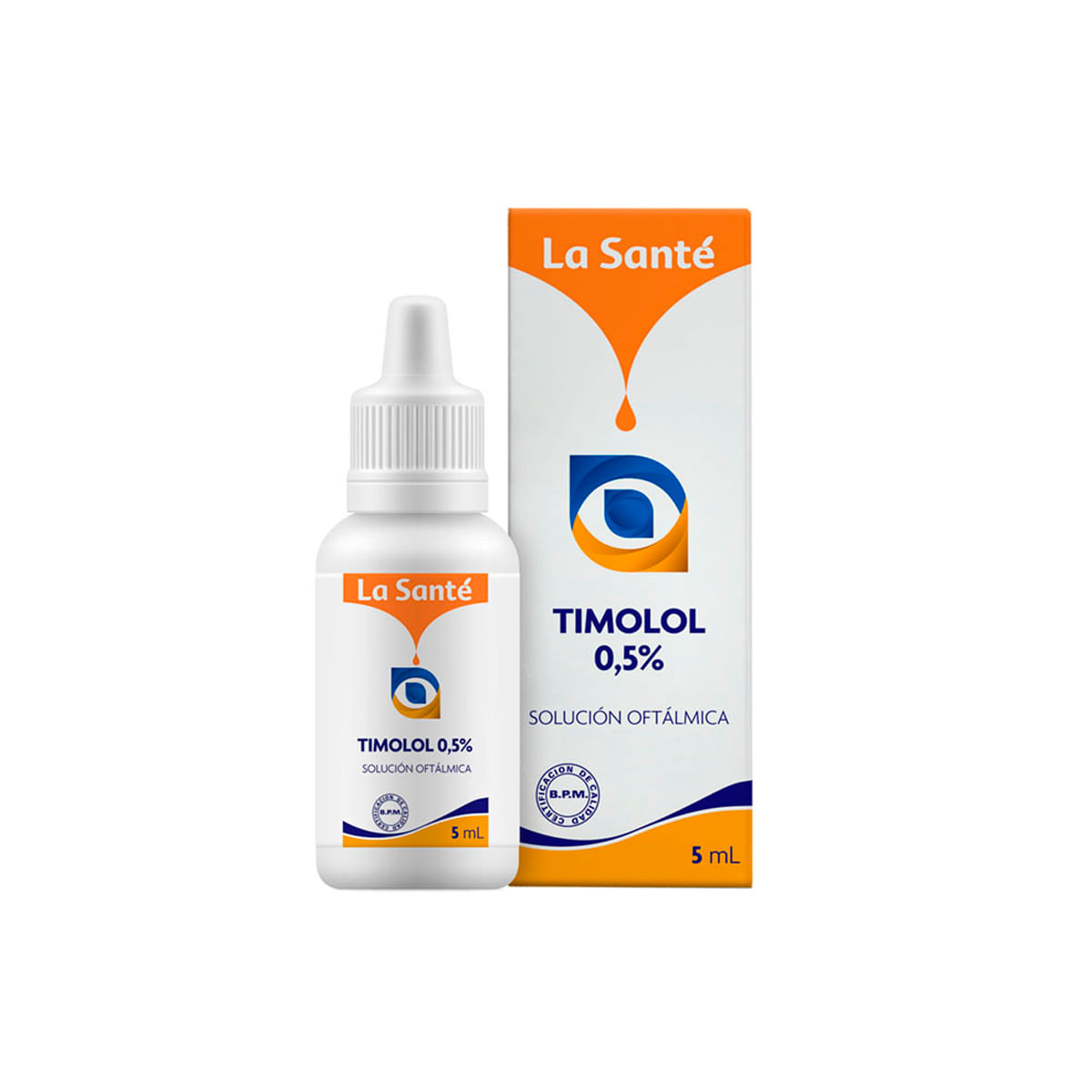 Timolol 0.5 % Solución Oftálmica La Sante