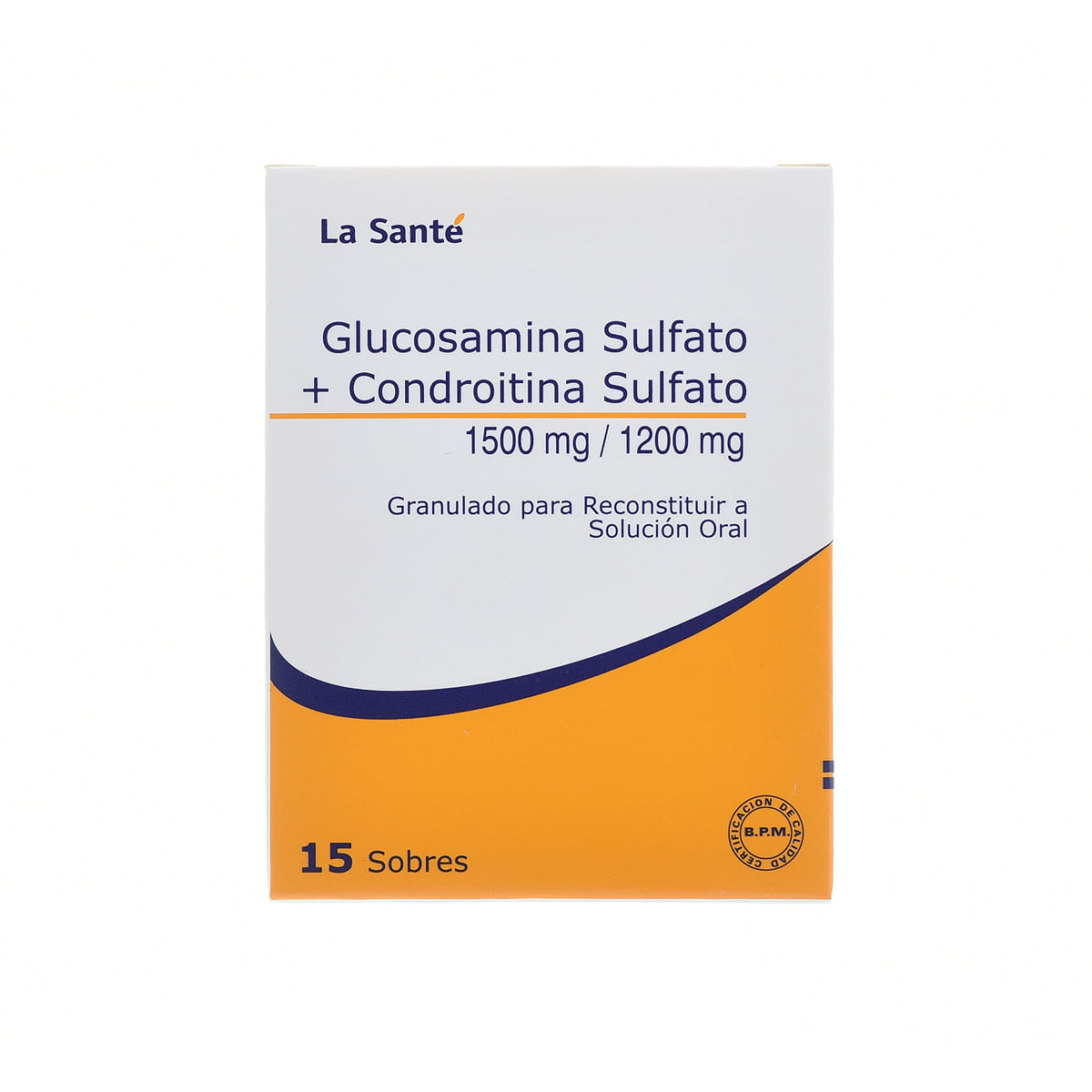 CAJA - Glucosamina 1500 Mg + Condroitina 1200 Mg Granulo Para Solución Oral La Sante