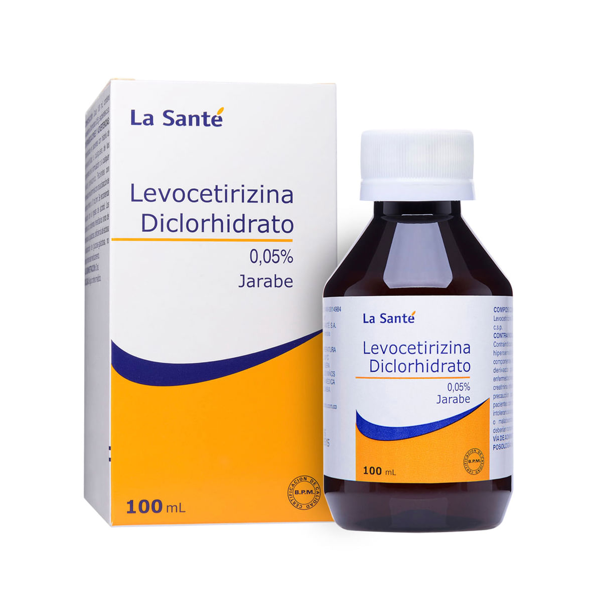 Levocetirizina Diclorhidrato 0.05% Jarabe La Santé