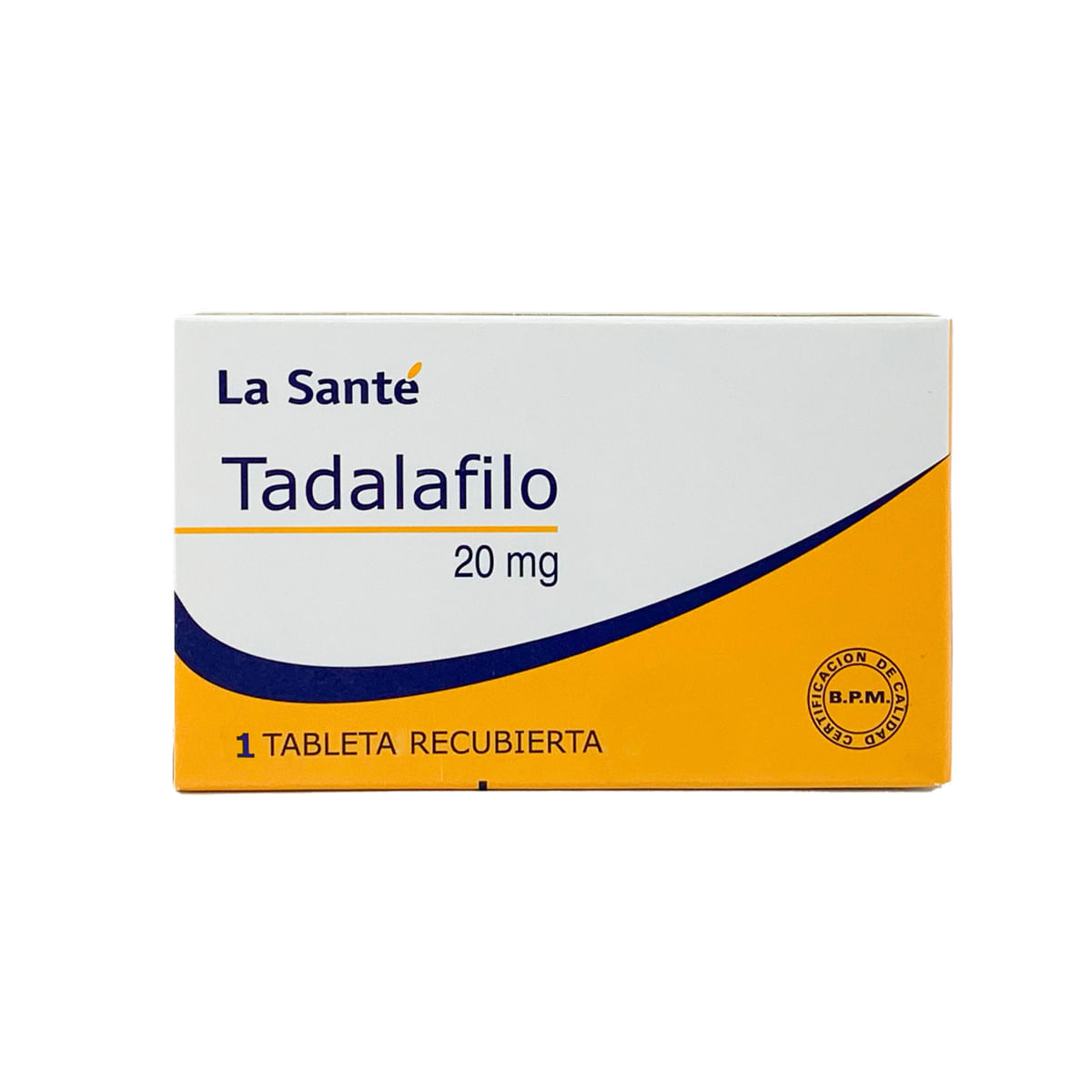 Tadalafilo 20 mg Tableta Recubierta La Santé