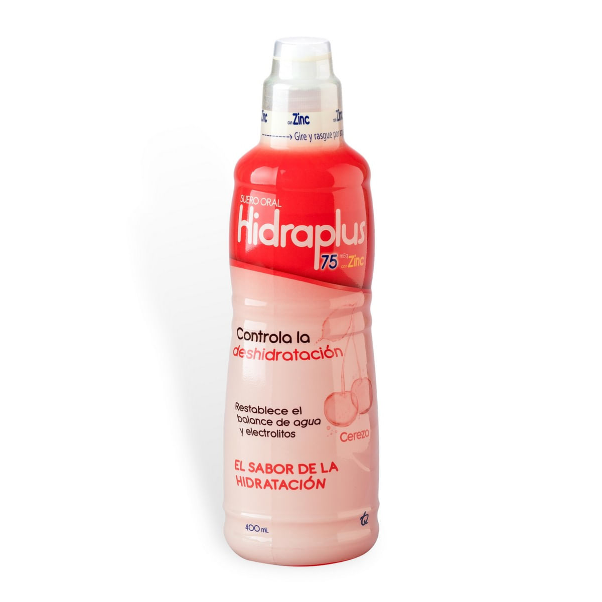 Hidraplus 75 Meq Con Zinc Solución Oral Cereza