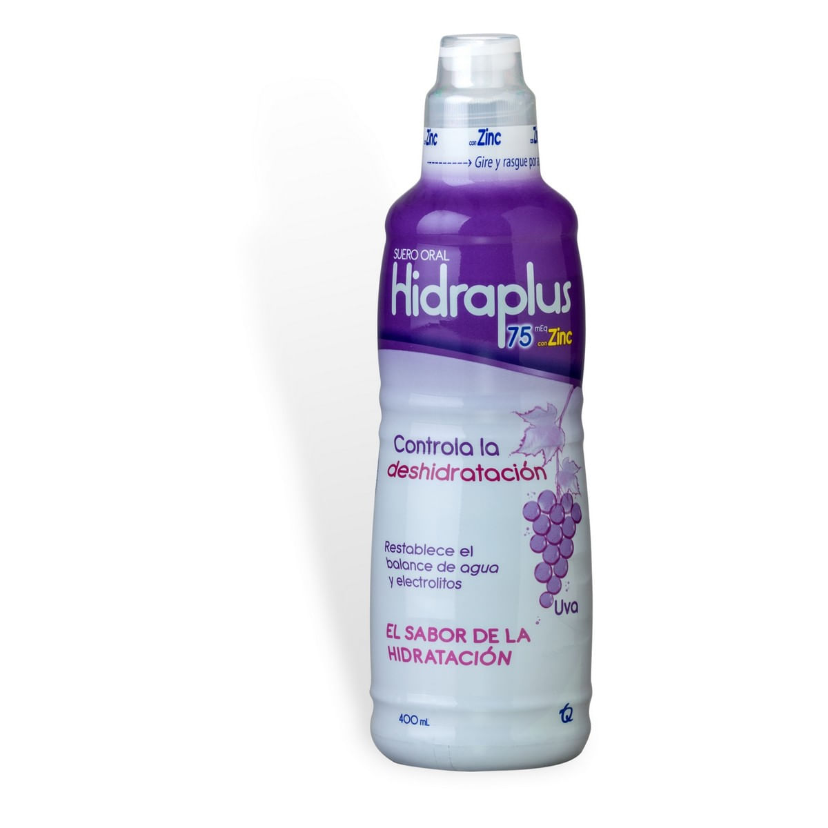 Hidraplus 75 Meq Con Zinc Solución Oral Uva