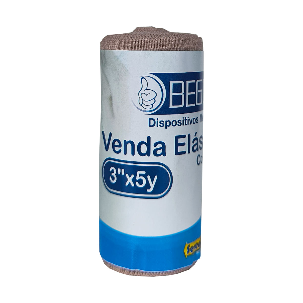 Venda Elastica 3"X 5 Color Piel Begut