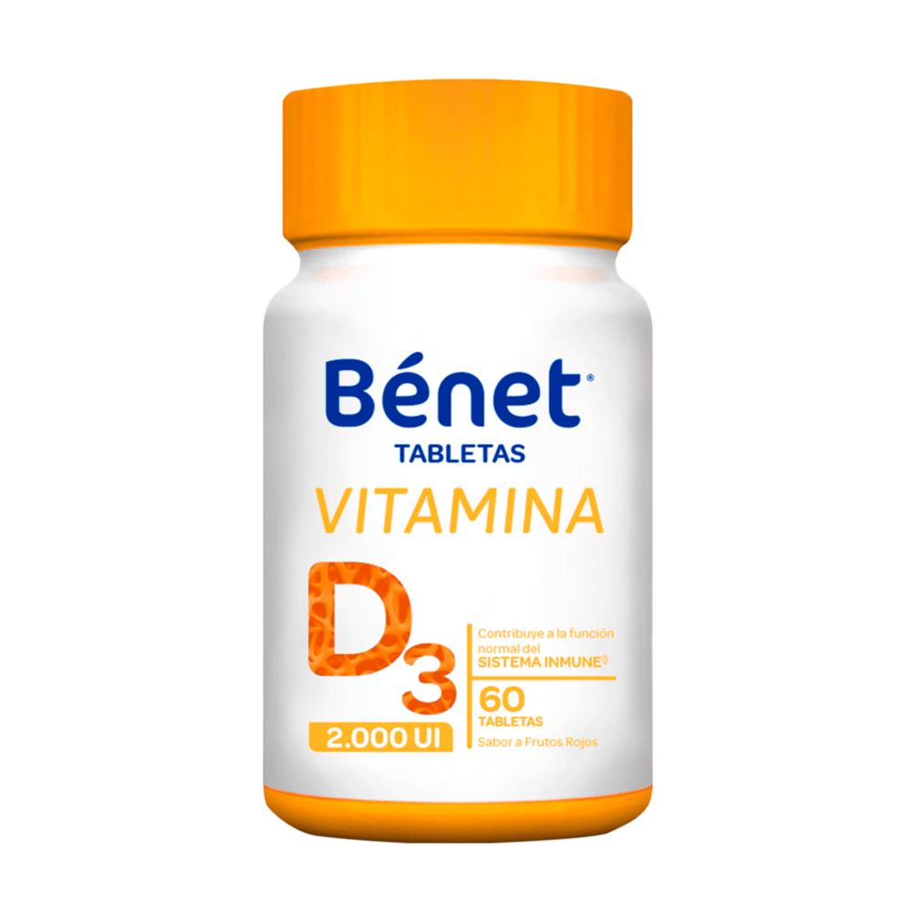 Benet Vitamina D3 2000ui Tableta Comercial Nutresa