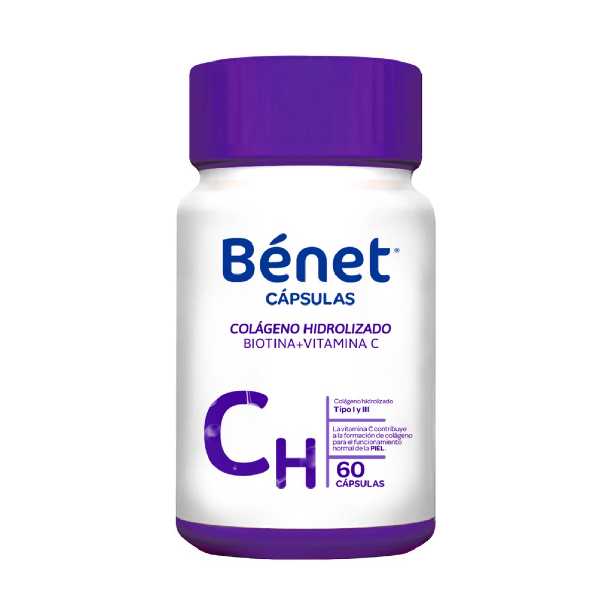 Benet Colageno Hidrolizado/Biotina/Vitamina C Capsula dura Comercial