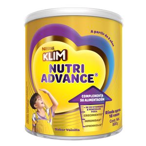 Complemento Nutricional Klim Nutriadvance Lata x 800 gr