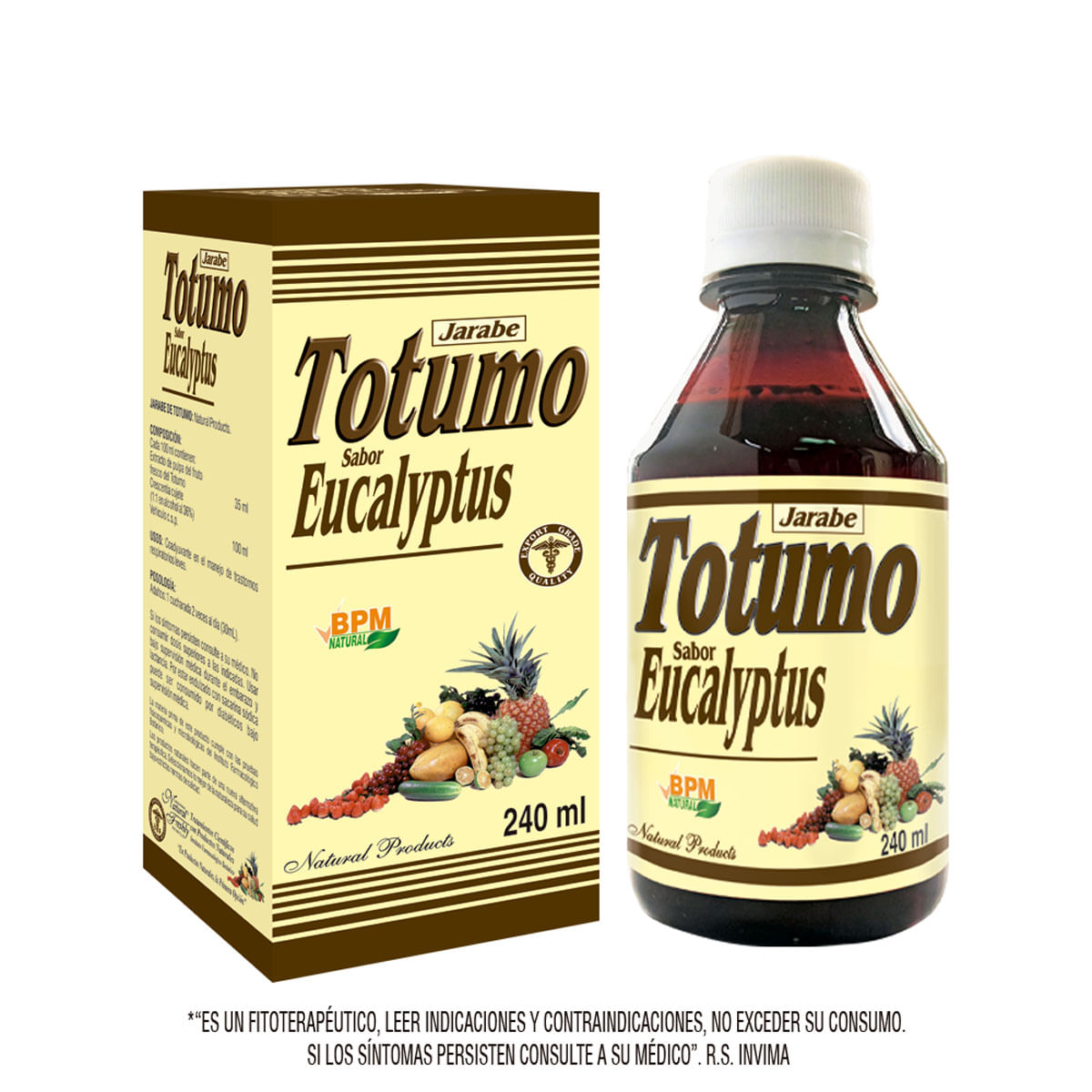 Totumo Eucalyptus Jarabe
