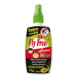 Repelente Fly Free Extreme Niños Sprayx120ml