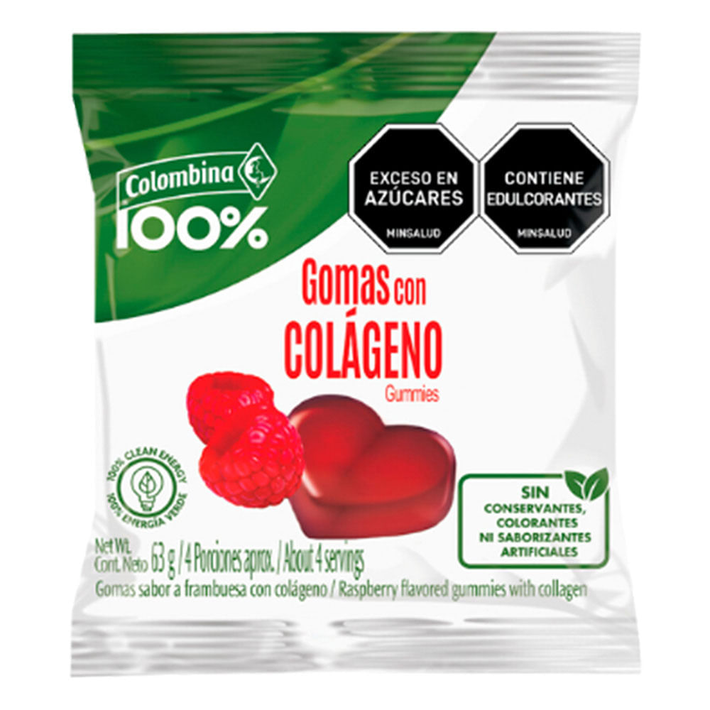 Goma Grissly 100% Con Colageno x 63 g