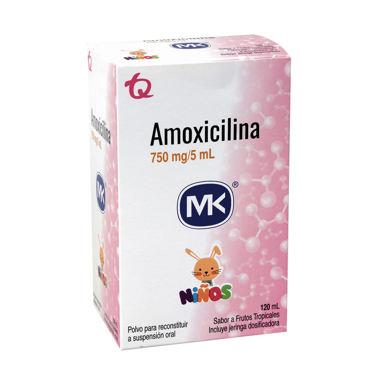 Amoxicilina 750 Mg /5 Ml Polvo Para Reconstituir A Suspension Oral