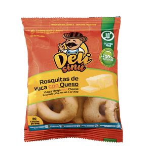 Rosquitas De Queso A Base De Yuca Deli Sinu X 30 Gr