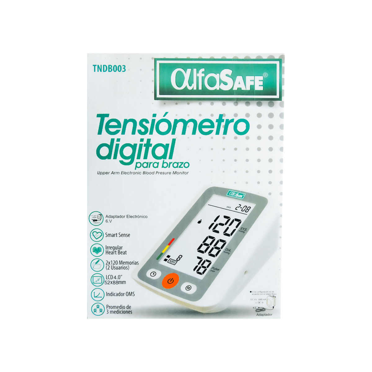 Tensiómetro Digital De Brazo