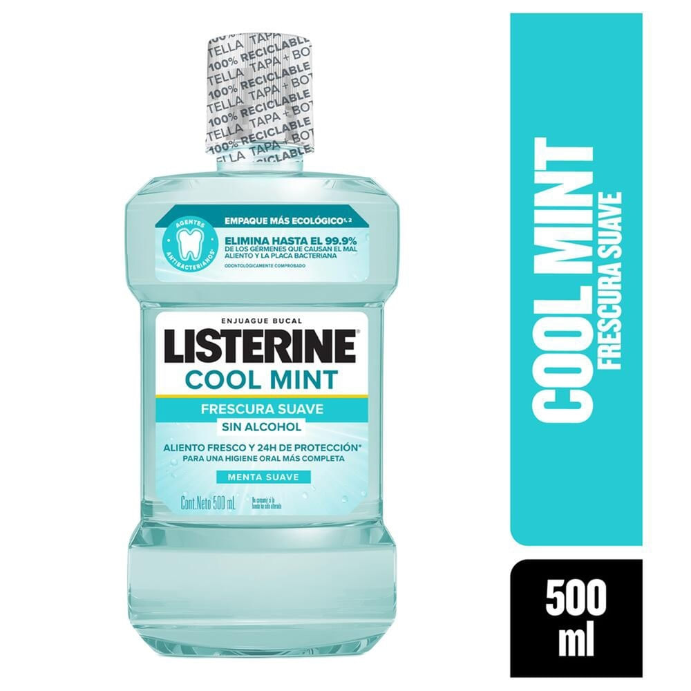 Enjuague Bucal Listerine Cool Mint Zero Alcohol