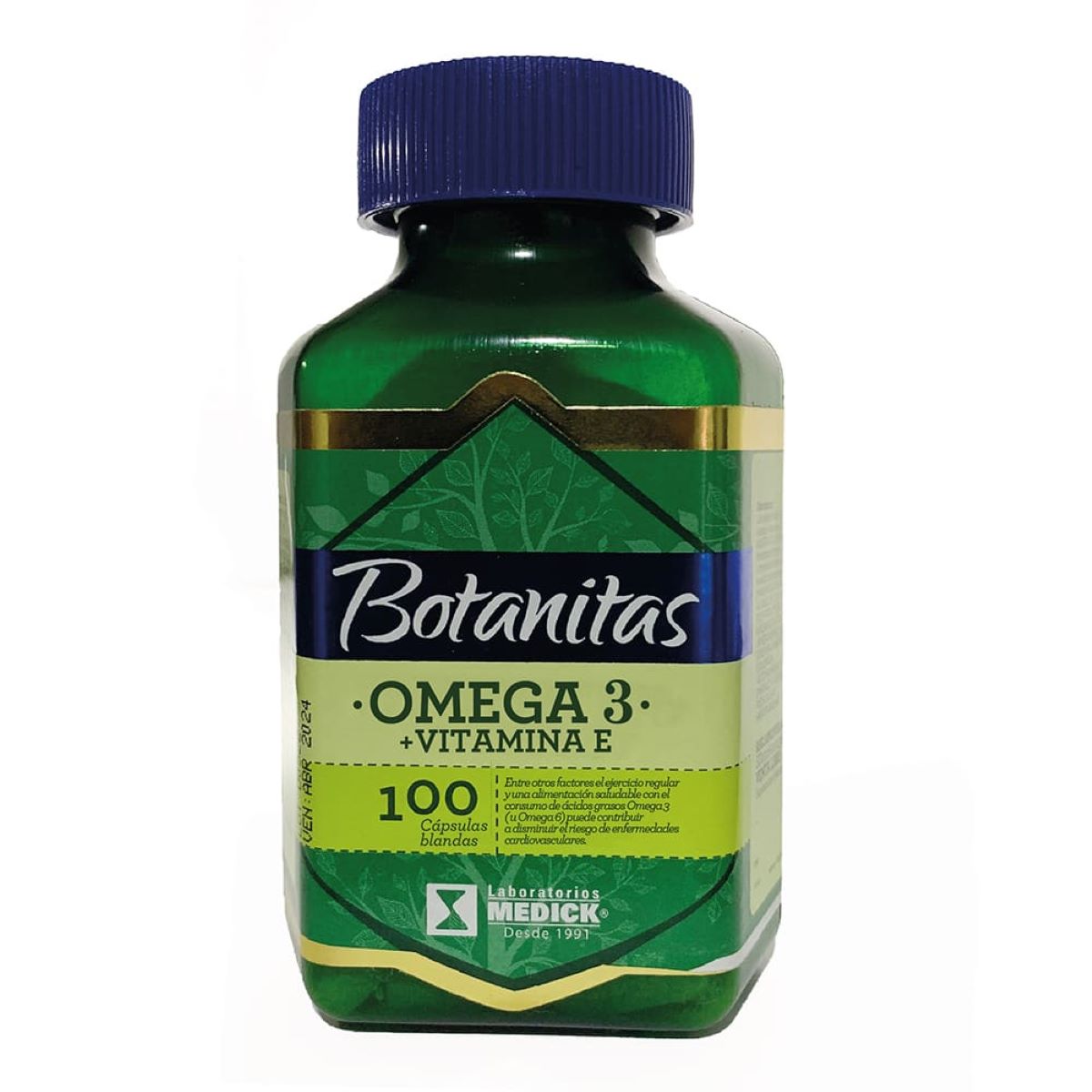 Oferta Omega 3 + Vitamina E  Capsulas Blandas Botanitas Laboratorios