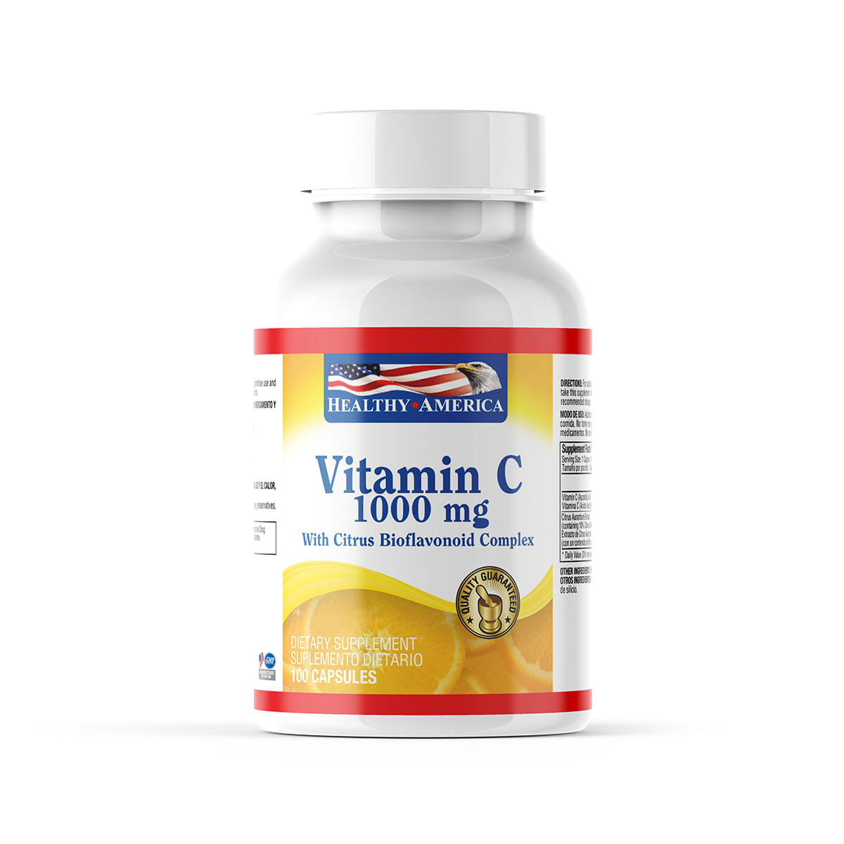 Vitamina C 1000Mg Capsulas Duras Healthy America Colo