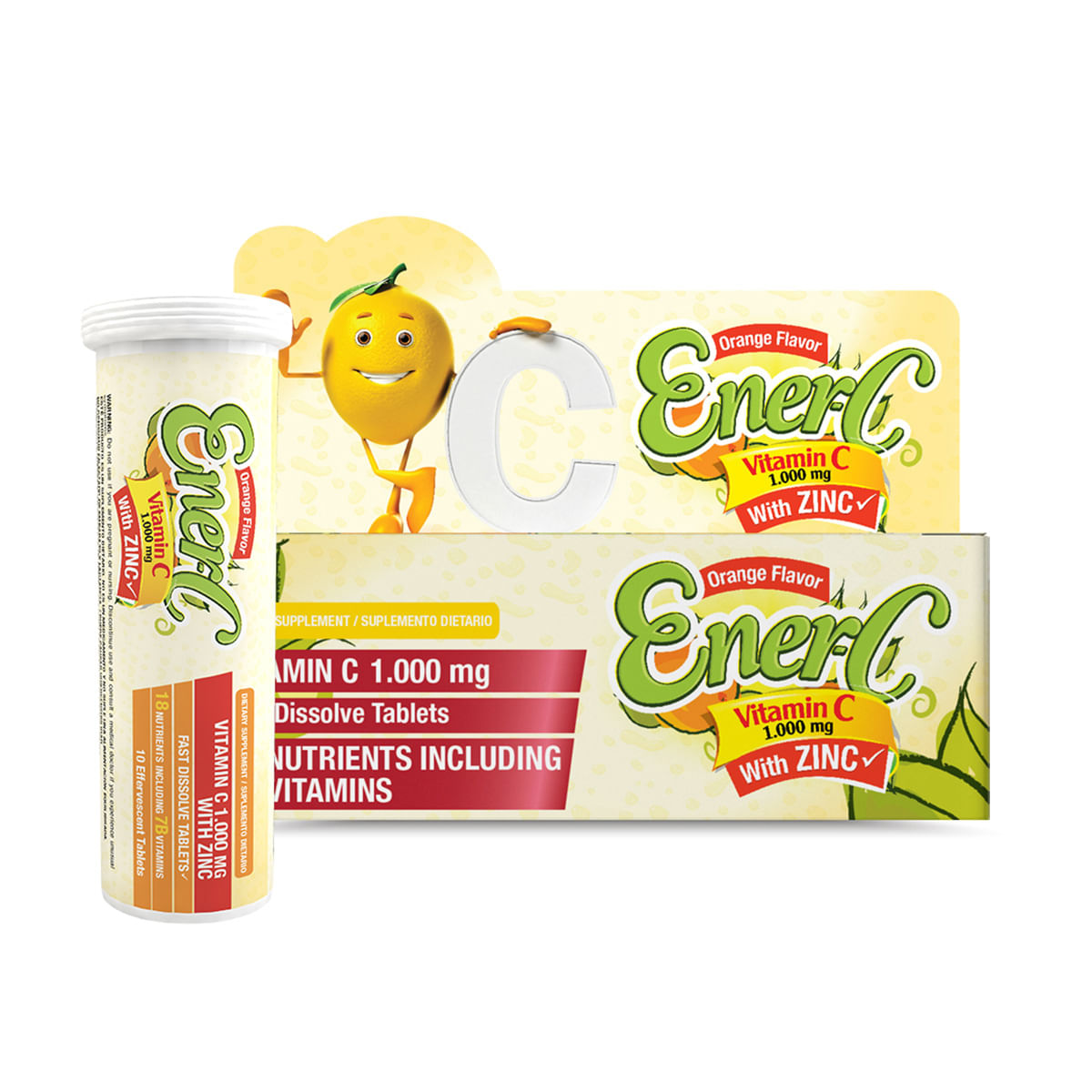 Enerc-C Vitamina C 1000Mg Tabletas Efervecestes