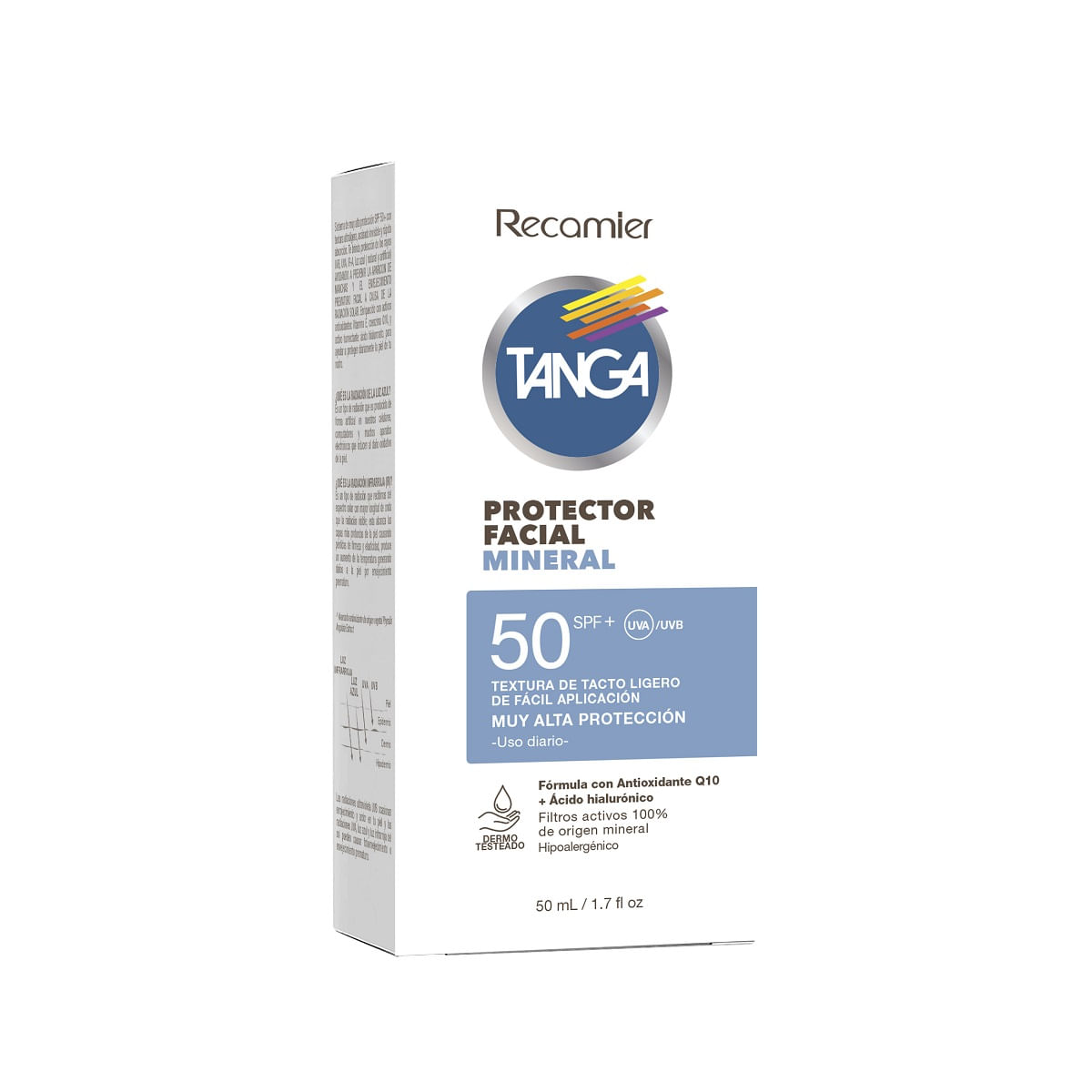 Protector Solar Tanga Facial Mineral Spf 50