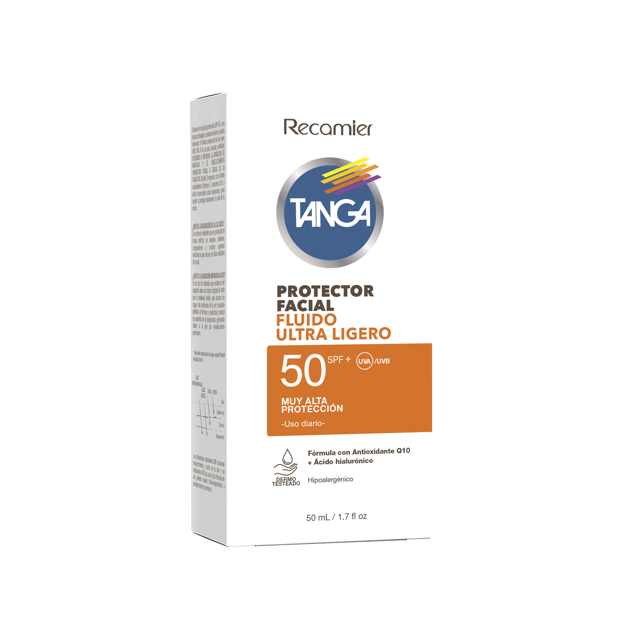 Protector Solar Tanga Facial Spf50