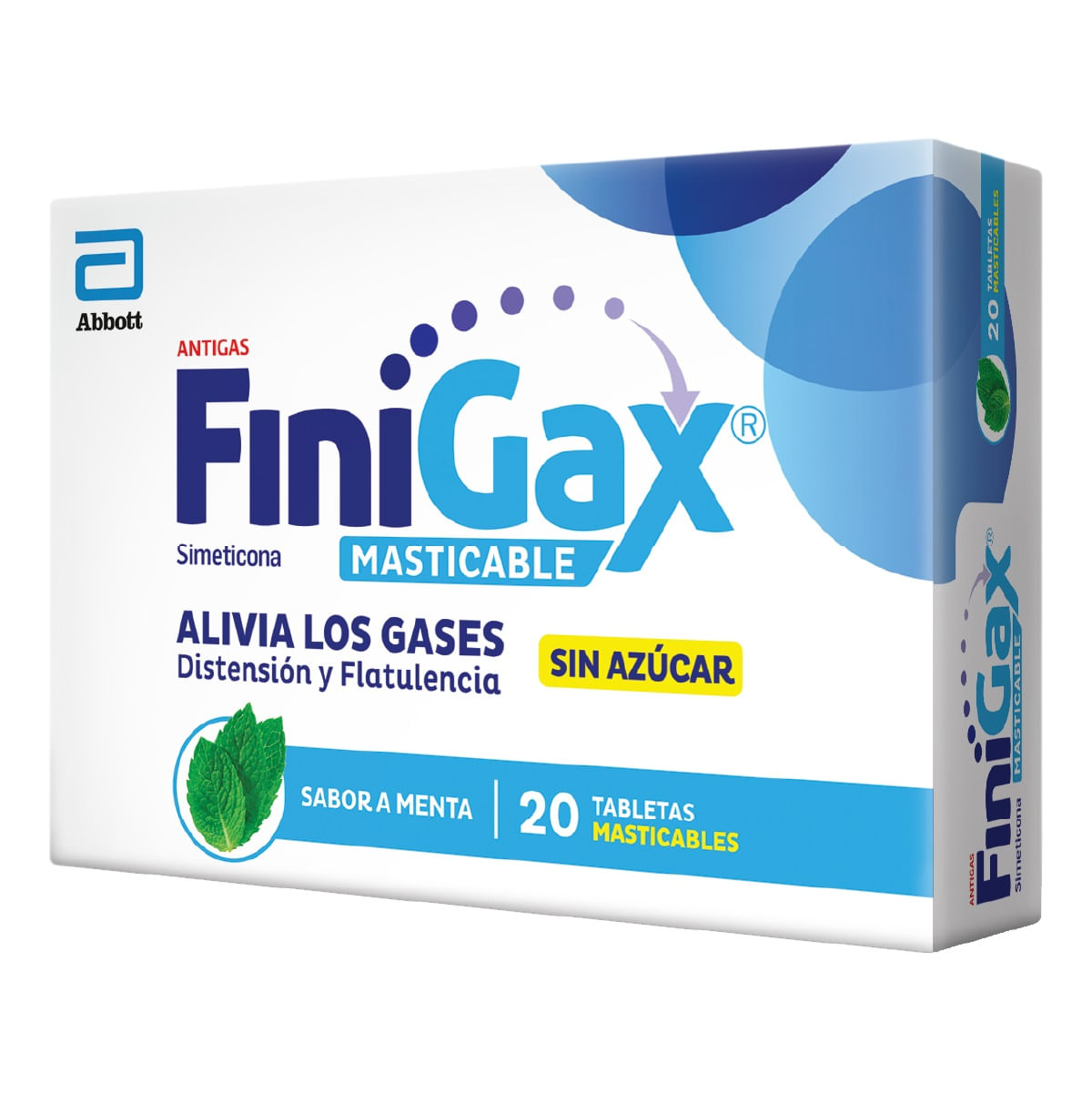 Finigax Tableta Masticable Sabor Menta