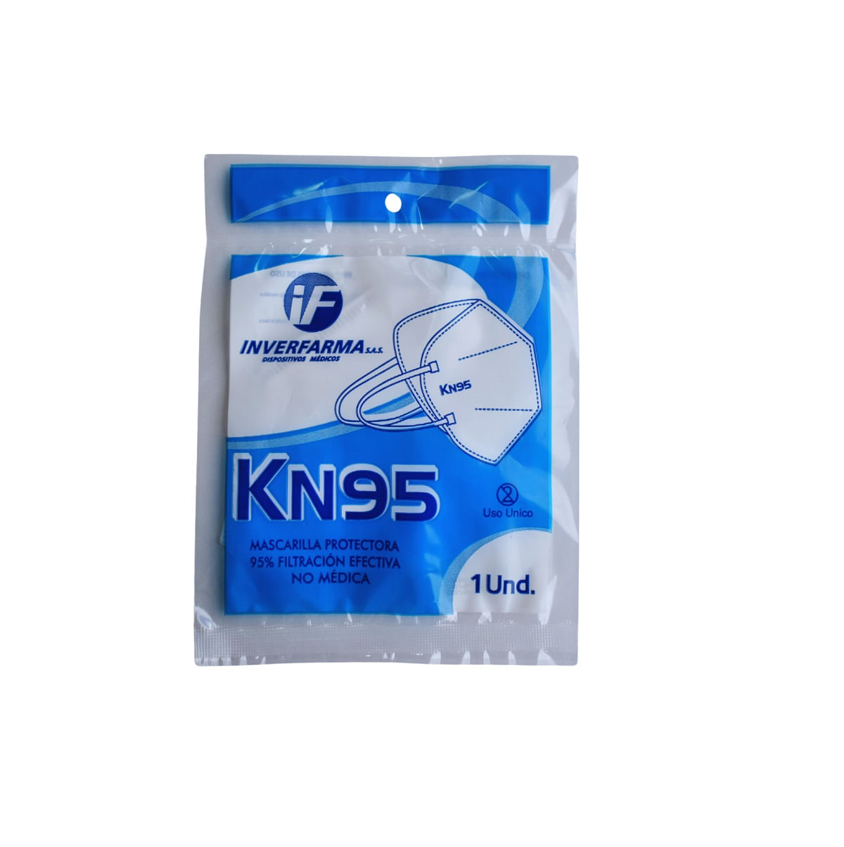 Tapabocas Adultos Kn95 Inverfarma S.a.s