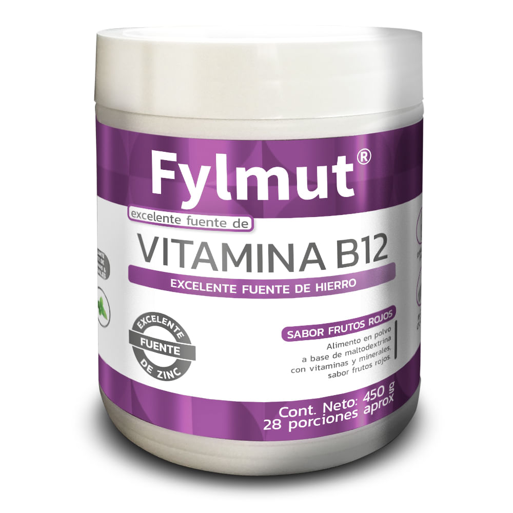 Vitamina B12 Fylmut Sabor Frutos Rojos ava