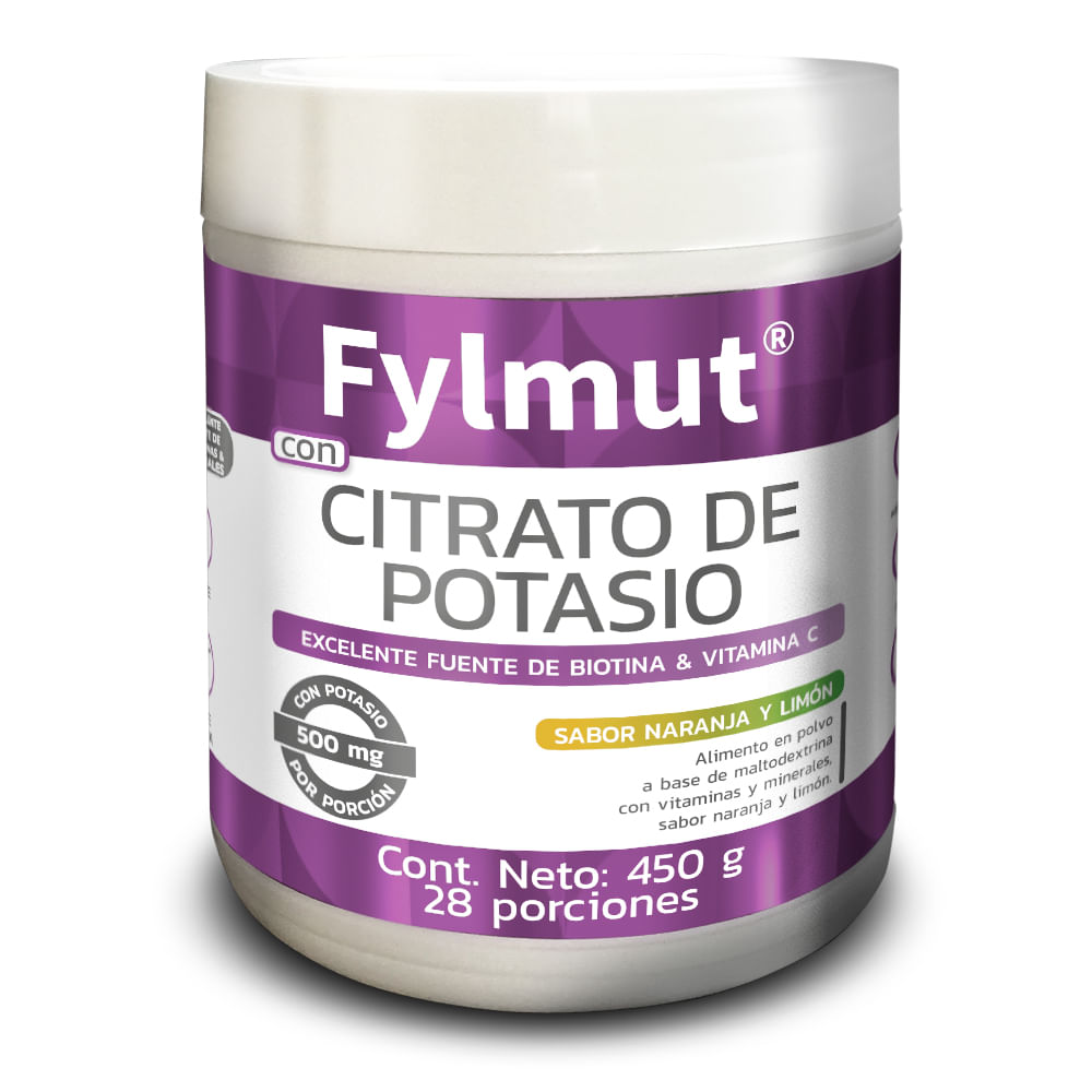 Citrato Potasio Fylmut Sabor Limon-Naranja Ava