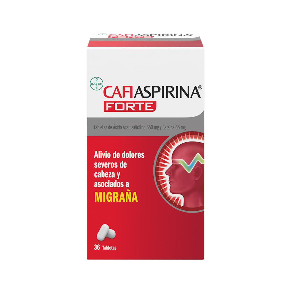 Cafiaspirina Forte 650 / 65 mg Tabletas