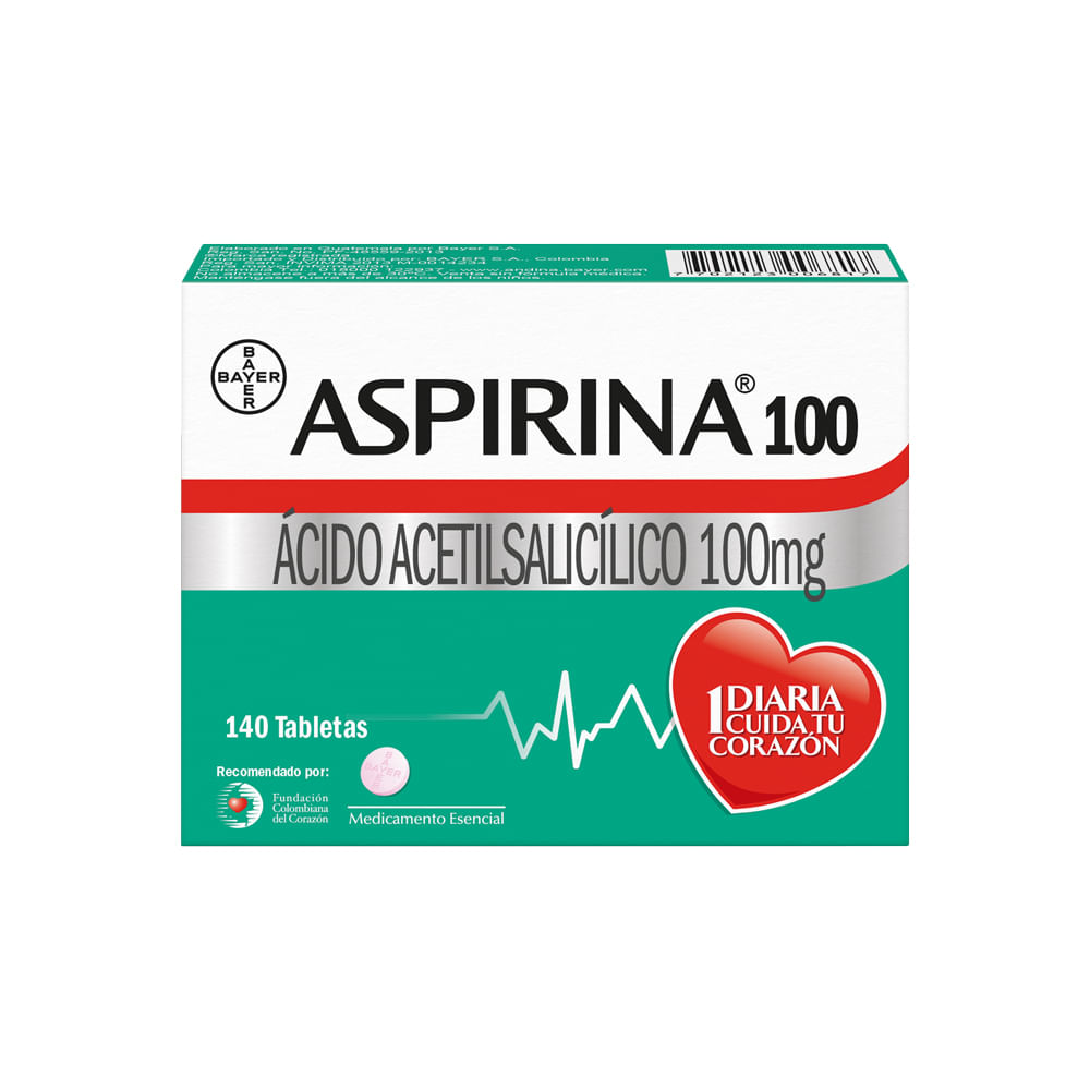 CAJA - Aspirina 100mg Tableta