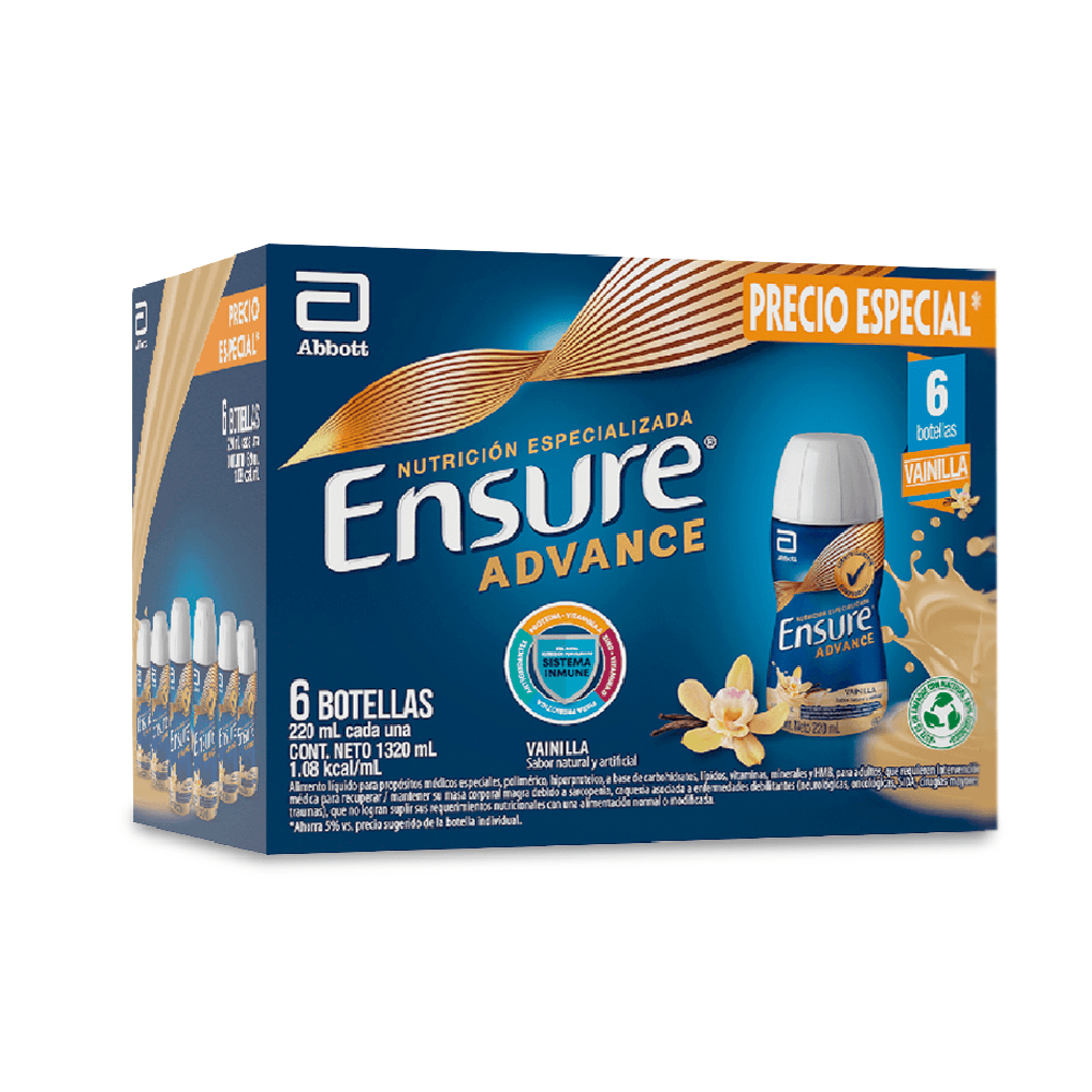 OFERTA ENSURE ADVANCE SABOR:VAINILLA PRECIO ESPECIAL