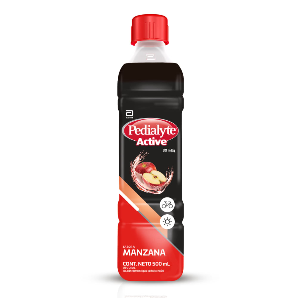 Pedialyte 30 Meq Con Zinc Manzana Solución Oral