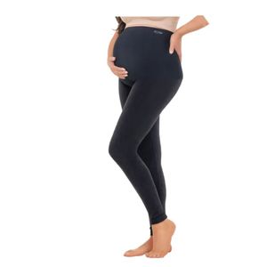 Leggings Materno Hilado con Cobre R.0527p Negro S/M mvp