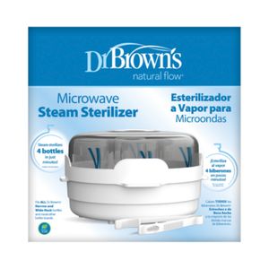 Esterilizador de chupos y teteros dr brown para microondas