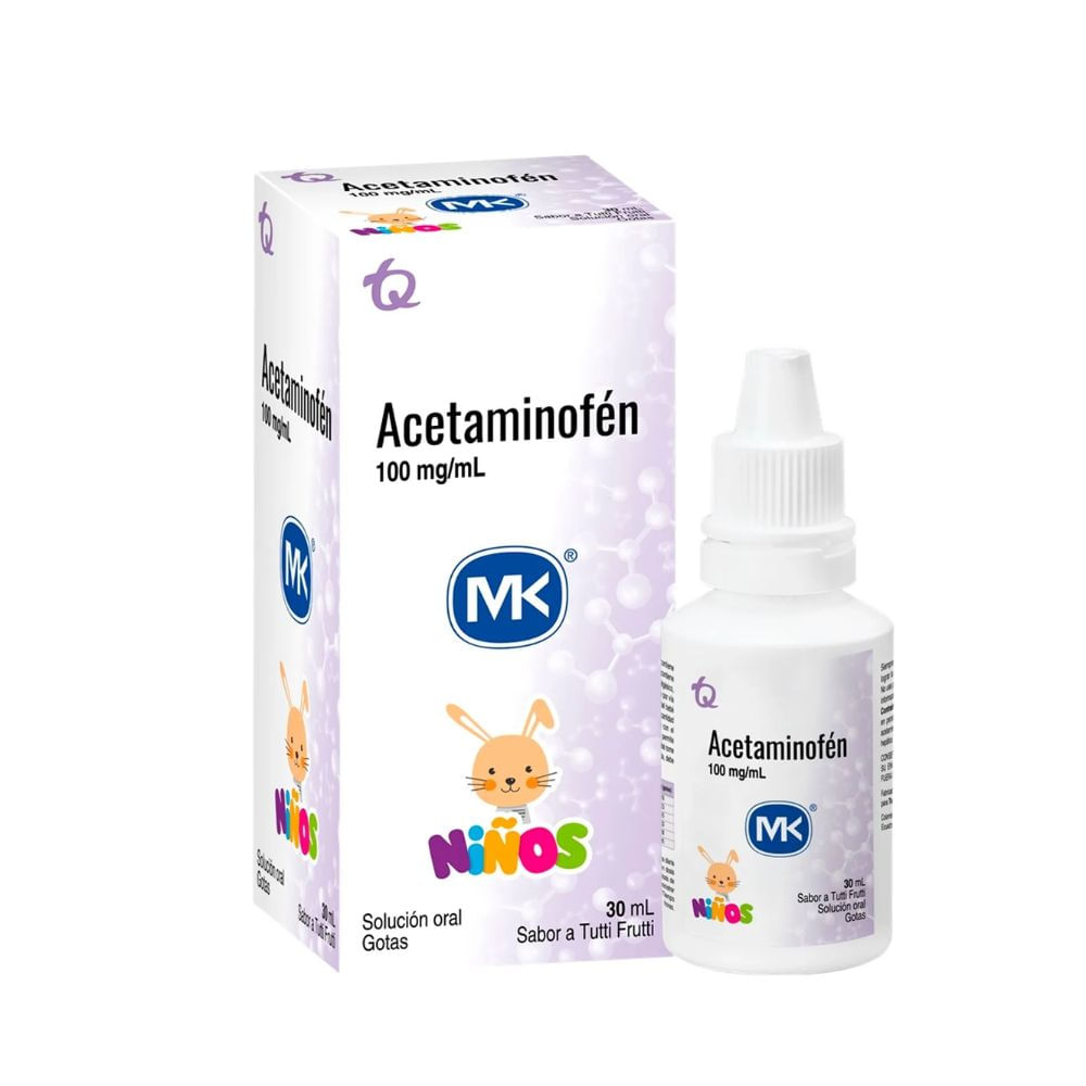 Acetaminofen 100Mg/Ml Solucion Gotas T.Q