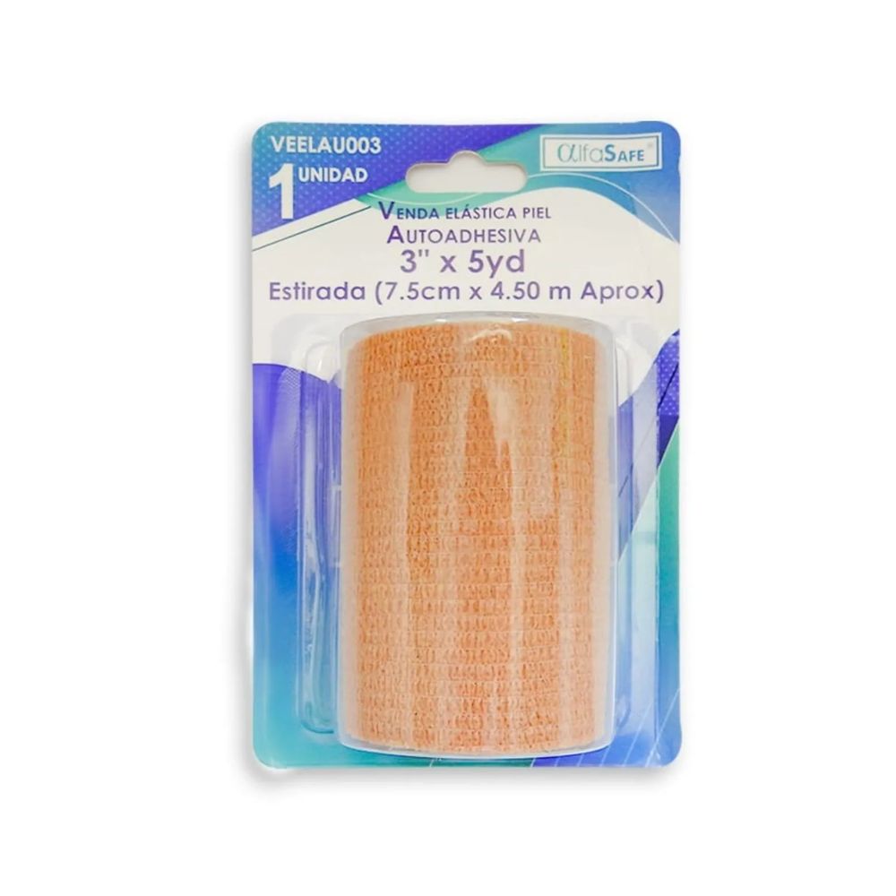 Venda Elastica Color Piel 3x5yardas R.Veelau003