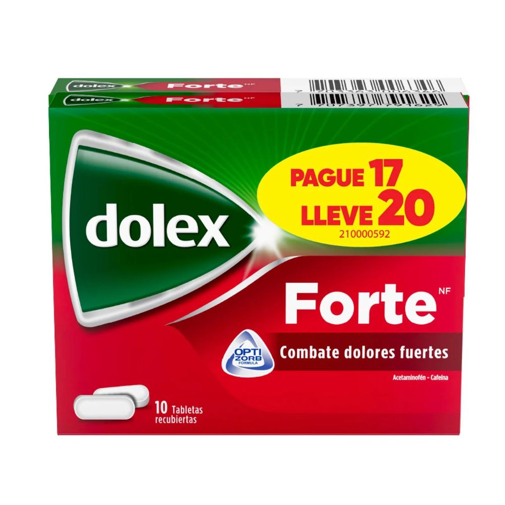 Oferta Dolex Forte NF 500/65mg Tableta Recubierta