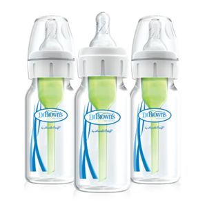 Pack 3 teteros dr brown 4 oz boca estandar recien nacido