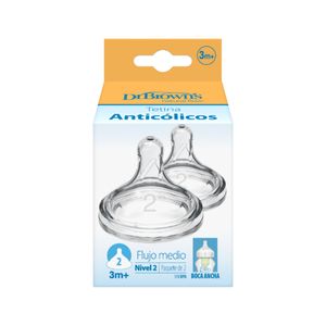 Chupo Dr Browns Nivel 3 Options Caja x 2 und