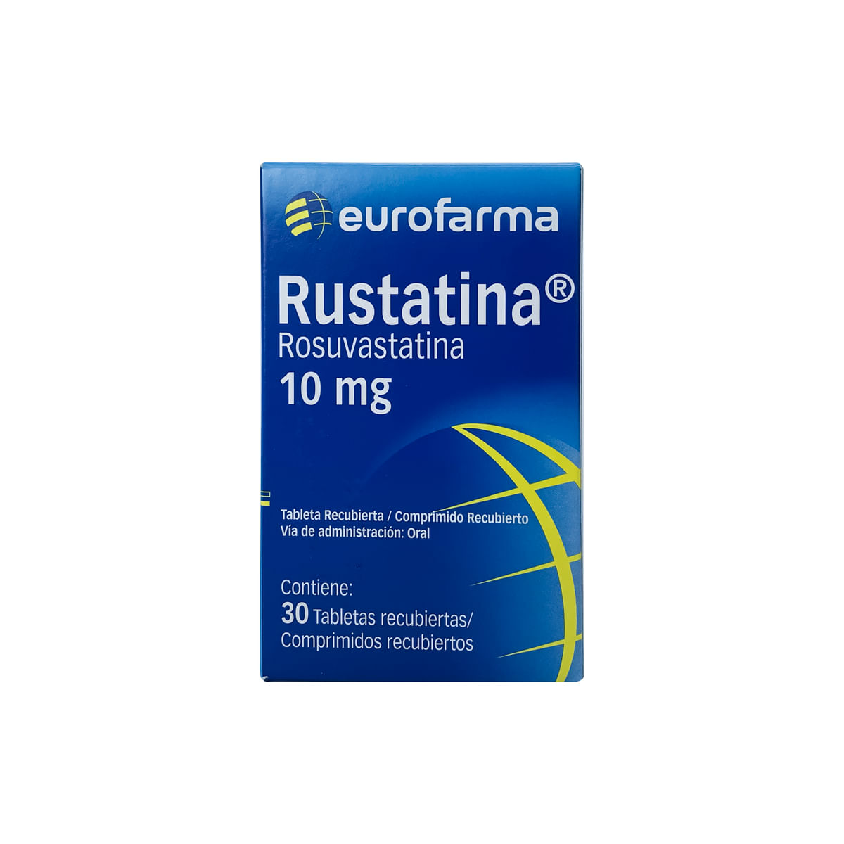 Rustatina 10 mg Tableta Recubierta