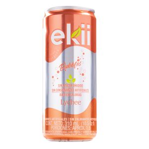 Bebida Ekii Bubbles Lychee 310 Ml